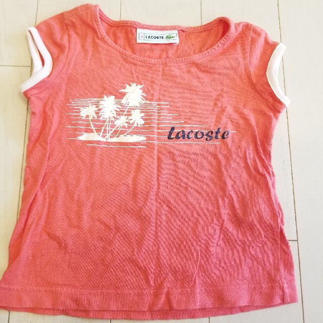 LACOSTE(ラコステ)のLACOSTE Tシャツ 4歳 キッズ/ベビー/マタニティのキッズ服女の子用(90cm~)(Tシャツ/カットソー)の商品写真