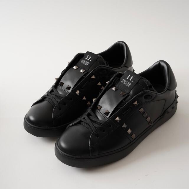 VALENTINO ロックスタッズ スニーカー ブラック 39