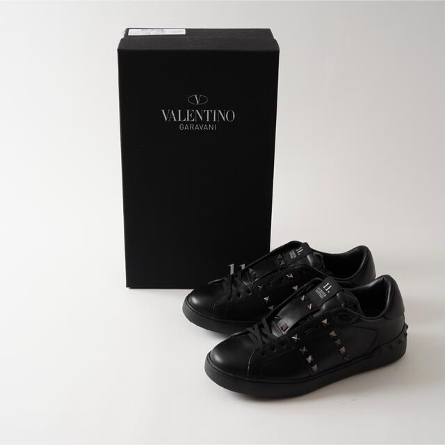 VALENTINO ロックスタッズ スニーカー ブラック 39