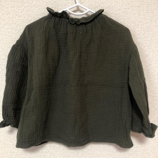 petit main(プティマイン)の韓国子供服　ブラウス　Sサイズ キッズ/ベビー/マタニティのベビー服(~85cm)(シャツ/カットソー)の商品写真