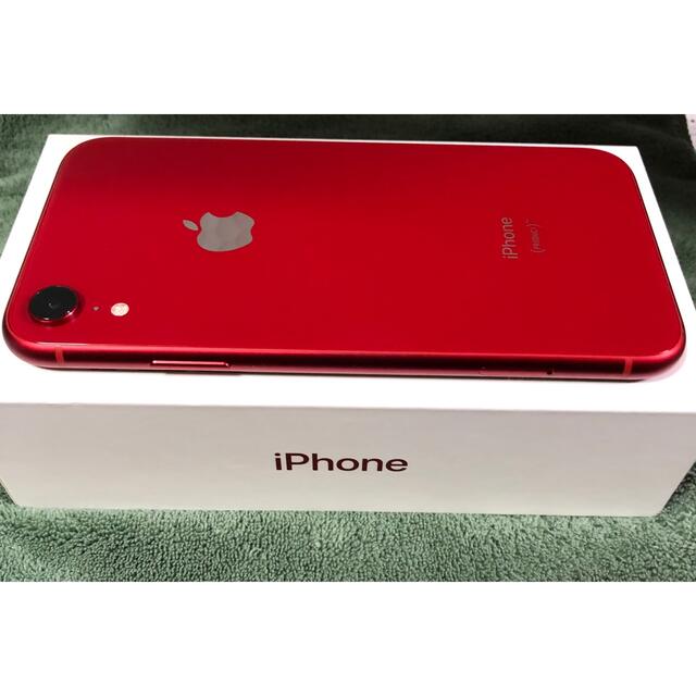 iPhone XR 128GB au レッド simフリー 新作 激安 スマホ/家電/カメラ