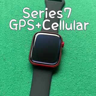 アップルウォッチ(Apple Watch)のApple Watch Series 7 セルラー 45mm  アップルウォッチ(腕時計(デジタル))
