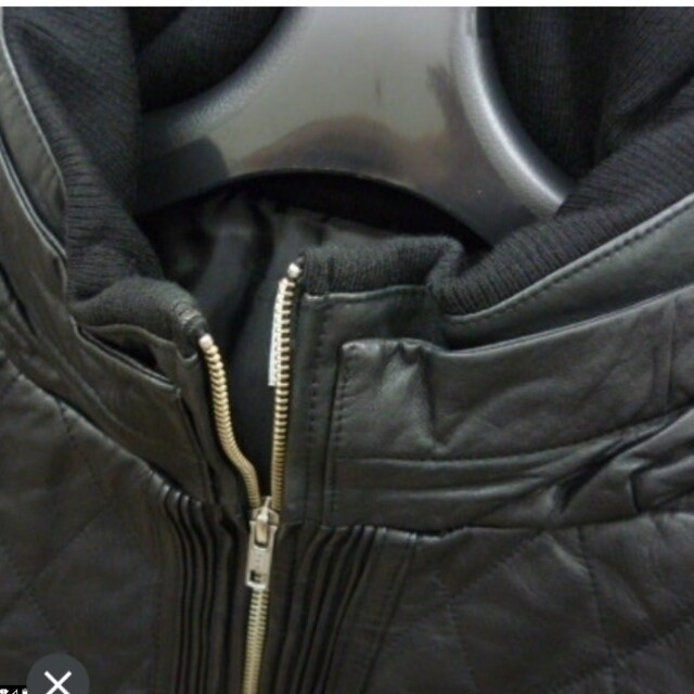 LE CIEL BLEU(ルシェルブルー)のアンシャントマン レザー ダウン ブルゾン ジャケット レディースのジャケット/アウター(ブルゾン)の商品写真
