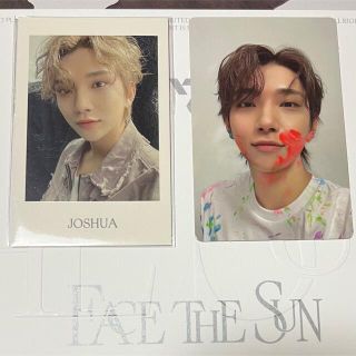 セブンティーン(SEVENTEEN)の 'Face the Sun' ジョシュア トレカ 2枚(アイドルグッズ)