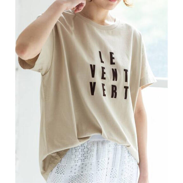 イエナIENA ◆LE VENT VERT Tシャツ◆ベージュ A