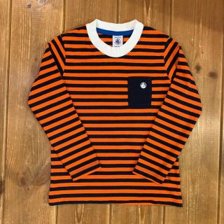 プチバトー(PETIT BATEAU)の未使用　プチバトー　ボーダー　ロンT トップス　長袖(Tシャツ/カットソー)