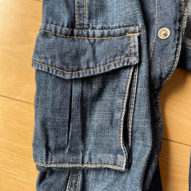 babyGAP(ベビーギャップ)のGAP デニムつなぎ　カバーオール　90 キッズ/ベビー/マタニティのベビー服(~85cm)(カバーオール)の商品写真