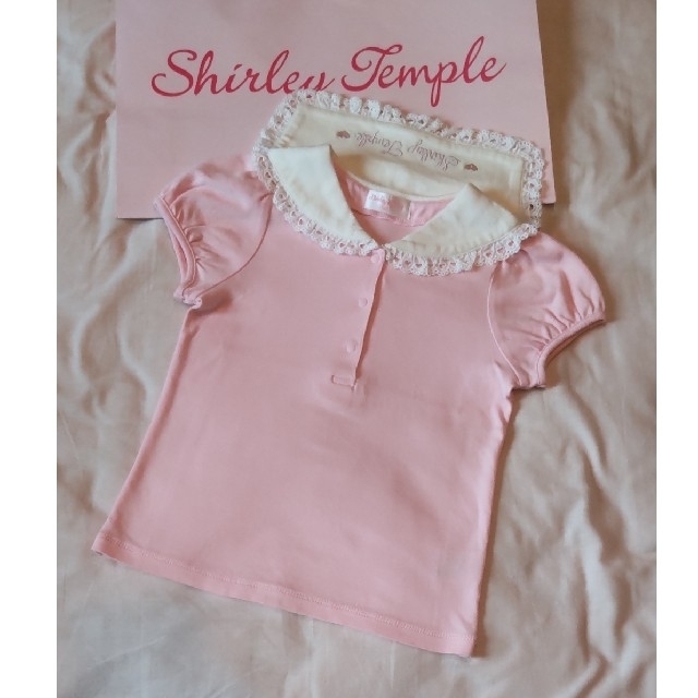 Shirley Temple(シャーリーテンプル)の130 セーラー 半袖 ピンク シャーリーテンプル キッズ/ベビー/マタニティのキッズ服女の子用(90cm~)(Tシャツ/カットソー)の商品写真