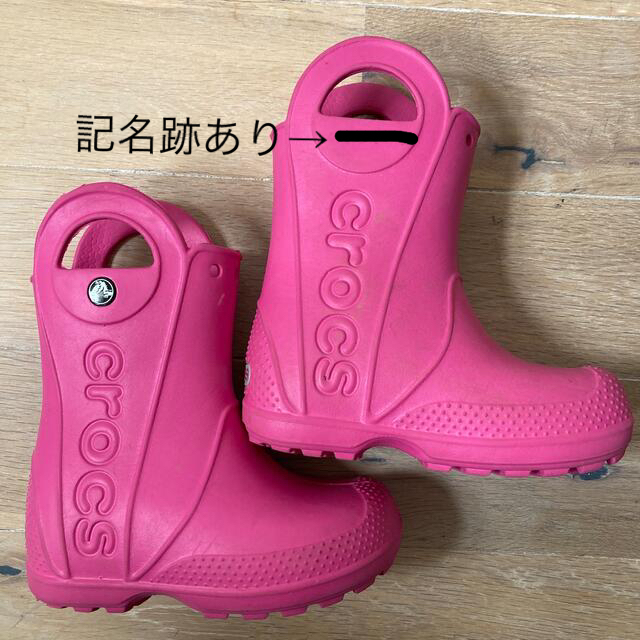 crocs - クロックス 長靴 ピンク c8 15.5cm（14cm以下推奨）の通販 by