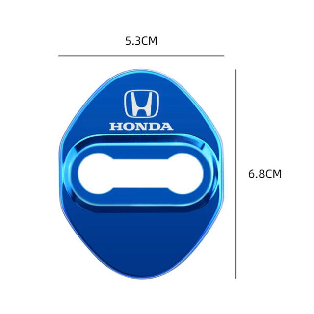 ホンダ(ホンダ)のHONDA ドアストライカー カバー カーボン調 自動車/バイクの自動車(車内アクセサリ)の商品写真