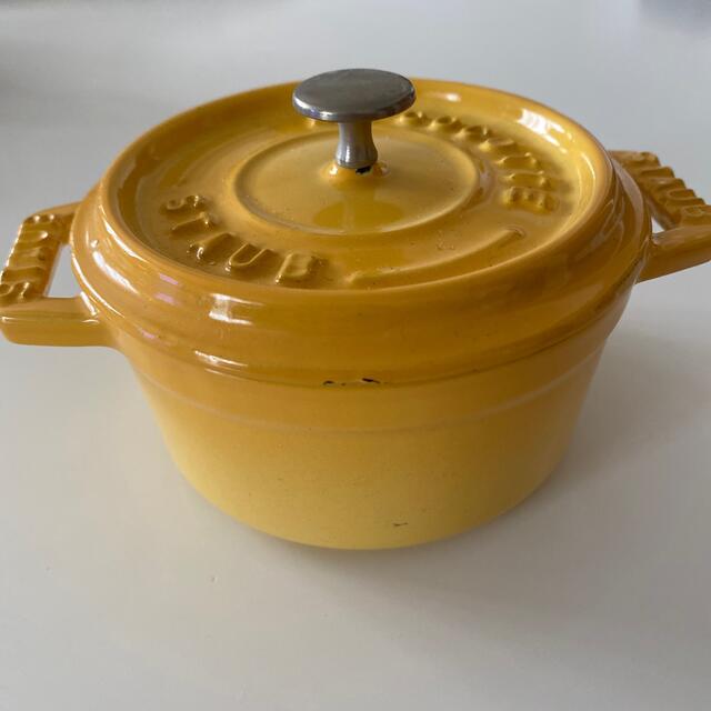 ストウブ staub ラウンドココット28 レモン-