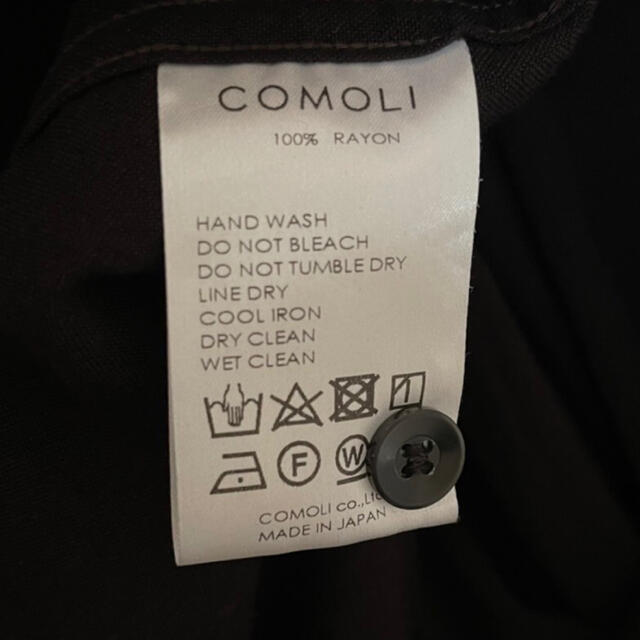 comoli コモリ 19ss　ブラック　サイズ4