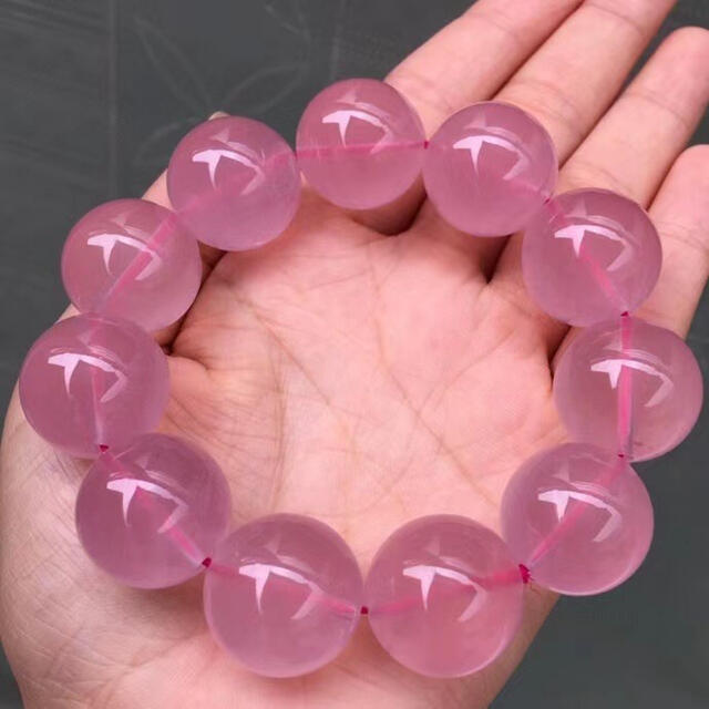⭐︎【天然】スター ローズクォーツ ブレスレット 11.5mm-