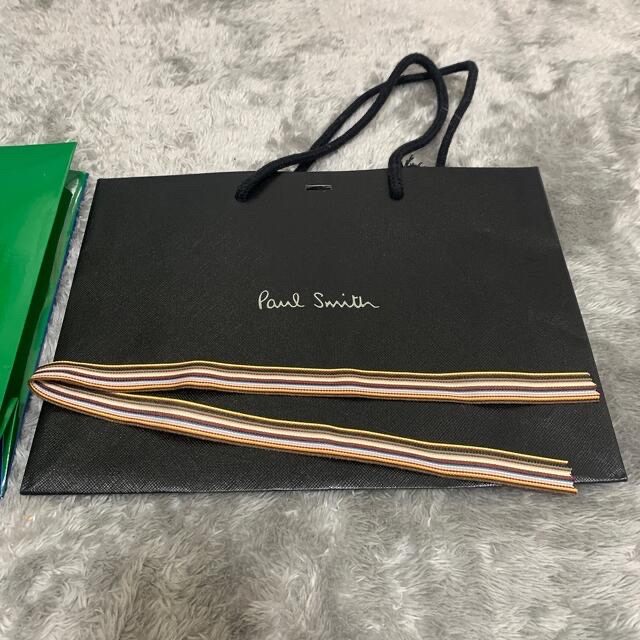 Paul Smith(ポールスミス)の【値下げ】ポールスミス　ショッパー　りぼん付き　２つ レディースのバッグ(ショップ袋)の商品写真