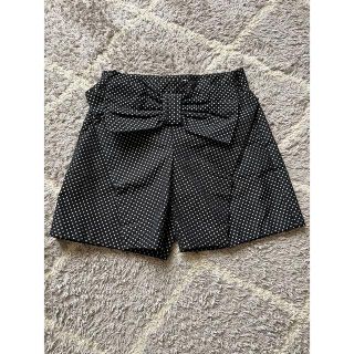 シーバイクロエ(SEE BY CHLOE)の美品SEE BY CHLOE シーバイクロエ ドット柄リボンショートパンツ 38(ショートパンツ)