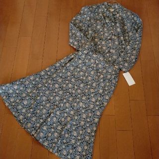 サンタモニカ(Santa Monica)の古着屋 OLD vintage 花柄 セットアップ(ロングワンピース/マキシワンピース)