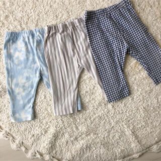 ユニクロ(UNIQLO)のぽん様専用★七分丈レギンス　90cm 3枚セット　UNIQLO(パンツ/スパッツ)