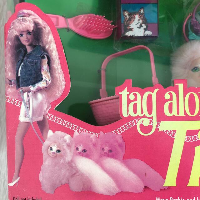 Barbie(バービー)のアメリカ購入1992年バービーTiffy猫ちゃんネコあちゃちゅむヴィンテージ キッズ/ベビー/マタニティのおもちゃ(ぬいぐるみ/人形)の商品写真