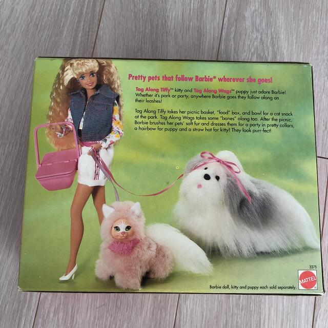 Barbie(バービー)のアメリカ購入1992年バービーTiffy猫ちゃんネコあちゃちゅむヴィンテージ キッズ/ベビー/マタニティのおもちゃ(ぬいぐるみ/人形)の商品写真