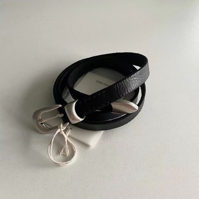 ひし型 OUR LEGACY BELT 2 CM レザーベルト - ベルト
