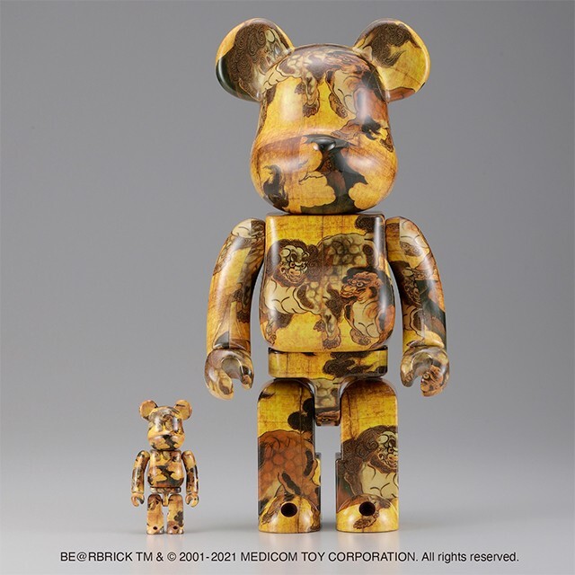 BE@RBRICK 狩野永徳「唐獅子図屏風」 100% & 400% エンタメ/ホビーのフィギュア(その他)の商品写真