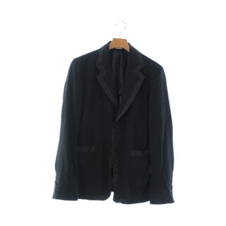 ブラックコムデギャルソン(BLACK COMME des GARCONS)のBLACK COMME des GARCONS カジュアルジャケット L 黒 【古着】【中古】(テーラードジャケット)