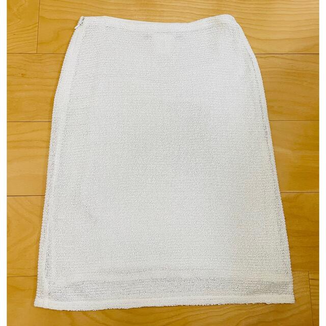 CHANEL(シャネル)のシャネル　サマーニット　スカート　36サイズ レディースのスカート(ひざ丈スカート)の商品写真