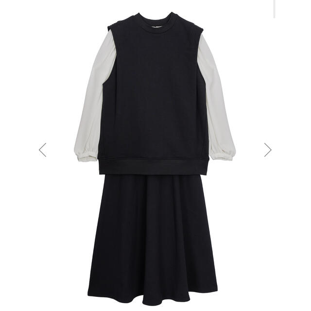 Ameri VINTAGE(アメリヴィンテージ)のAMERI VINTAGE MANY WAY TRIO SWEAT DRESS レディースのワンピース(ロングワンピース/マキシワンピース)の商品写真