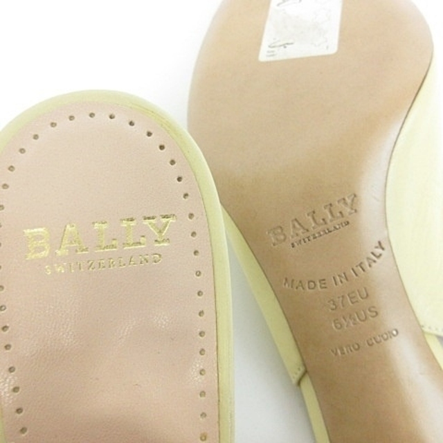 Bally(バリー)のバリー BALLY パンプス バックストラップ リボン イエロー 37 レディースの靴/シューズ(ハイヒール/パンプス)の商品写真