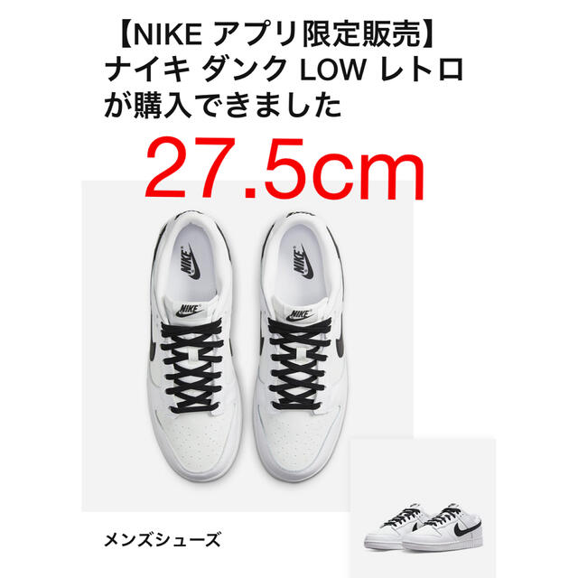 ナイキ　ダンクロー　Nike Dunk Low Reverse Panda