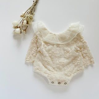 newborn lace rompers 韓国子供服(ロンパース)