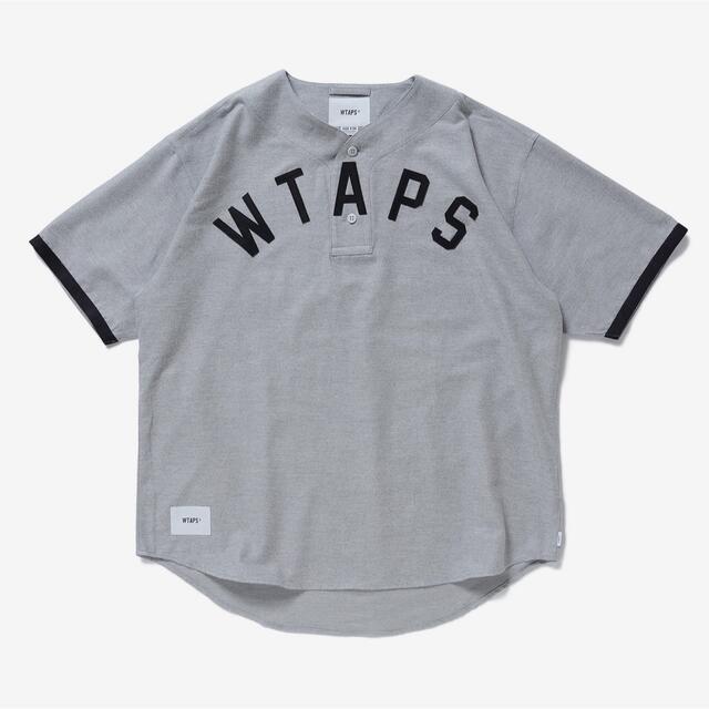 WTAPS LEAGUE SS COTTON FLANNEL GRAY S