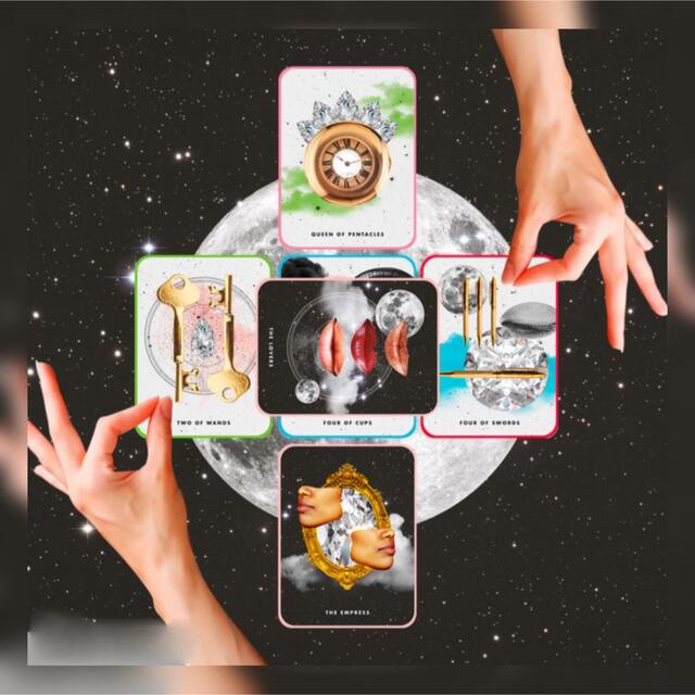 日本未入荷‼️海外正規品‼️宇宙に繋がるタロット✨タロットカード☆オラクルカード エンタメ/ホビーのアニメグッズ(カード)の商品写真
