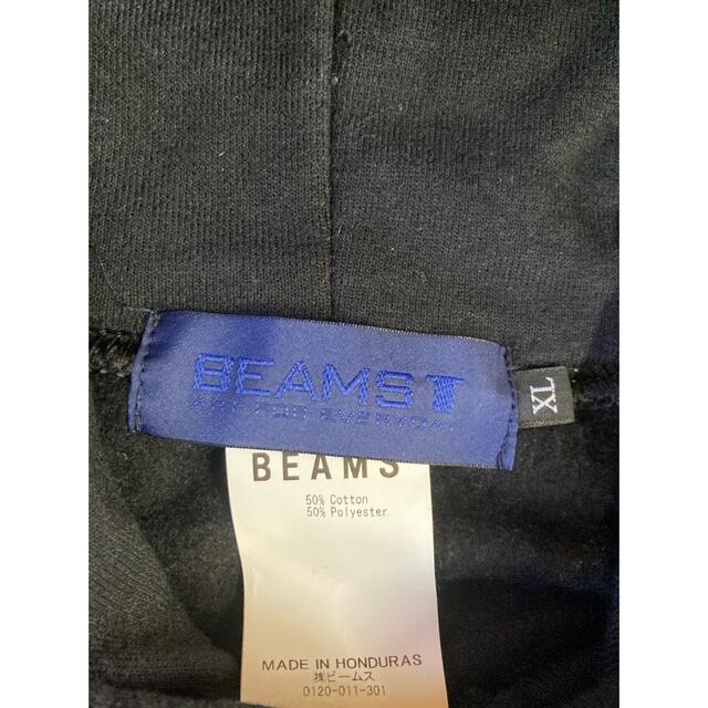 BEAMS T(ビームスティー)のbeamTx kousuke kawamura モナリザパーカー　黒　xl メンズのトップス(パーカー)の商品写真