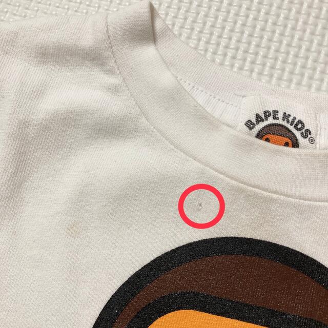 A BATHING APE(アベイシングエイプ)のTシャツ 90 BAPE KIDS キッズ/ベビー/マタニティのキッズ服男の子用(90cm~)(Tシャツ/カットソー)の商品写真