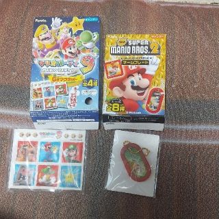 ニンテンドウ(任天堂)の少し古いスーパーマリオの食玩中身2点(キャラクターグッズ)