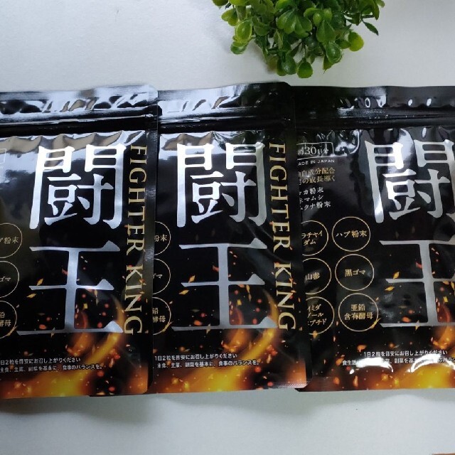 新品未開封】闘王 ファイターキング 60粒×3袋 - helpalexnow.com