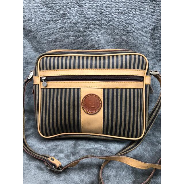 【美品】FENDI ペカン ショルダーバッグ オールドフェンディ