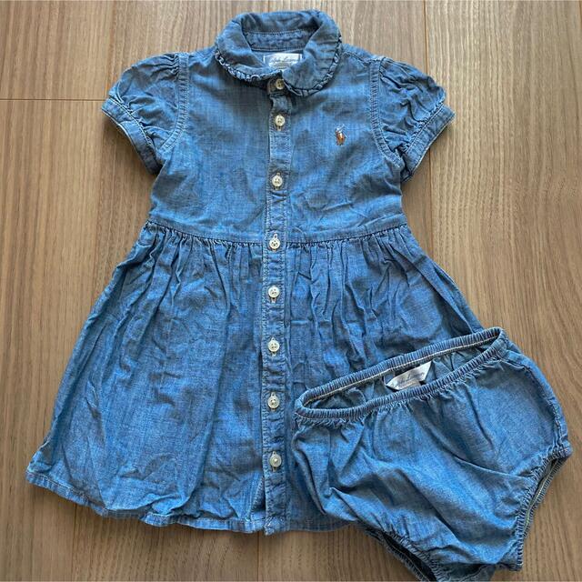 Ralph Lauren(ラルフローレン)のラルフローレン♡ガールズベビー♡9m♡ワンピース キッズ/ベビー/マタニティのベビー服(~85cm)(ワンピース)の商品写真