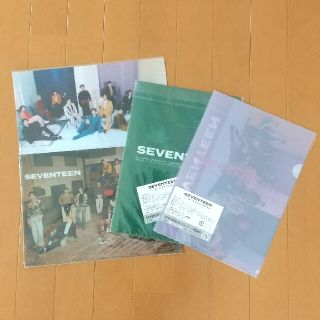 セブンティーン(SEVENTEEN)のSEVENTEEN　クリアファイル　4枚(アイドルグッズ)