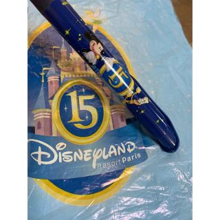 ディズニー(Disney)のディズニーランド　パリ、ユーロディズニー　15周年記念ボールペン(ノベルティグッズ)