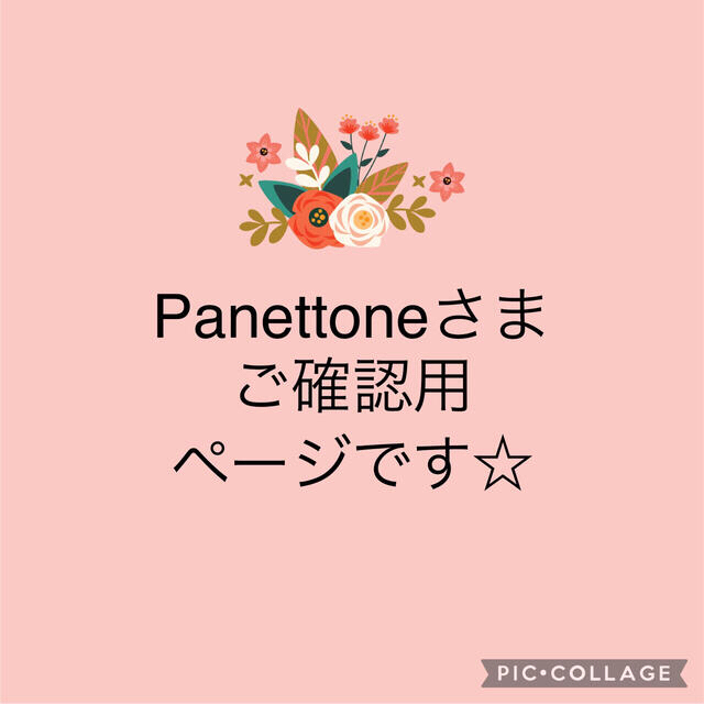 Panettoneさま　ご確認用ページです☆