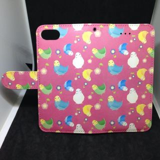 新品送料無料iPhoneケース 手帳型 セキセイインコ(iPhoneケース)