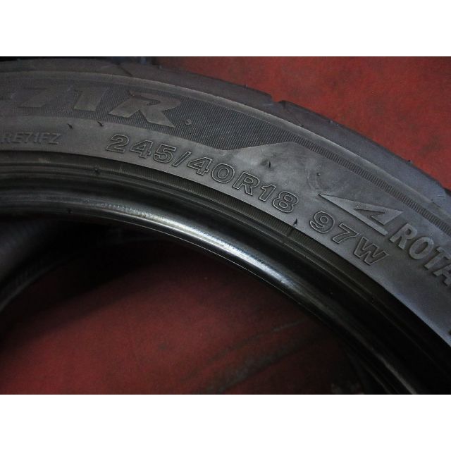 タイヤ 2本 245/40R18 ブリジストン ポテンザ ★12926T