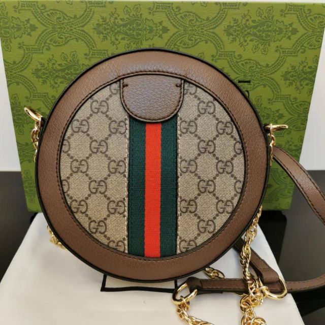 ブランド Gucci - GUCCI ショルダーバッグ 丸型のショルダーバッグの通販 by kh1902's shop|グッチならラクマ のデパート