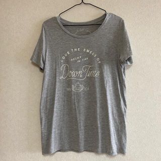 スタディオクリップ(STUDIO CLIP)のスタディオクリップ　グレー　ロゴTシャツ　M L (Tシャツ(半袖/袖なし))