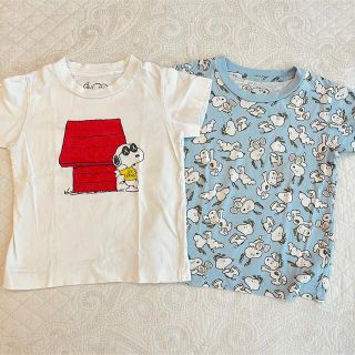 ユニクロ(UNIQLO)のユニクロ　KAWS × PEANUTS  UT キッズ 100  2枚 Tシャツ(Tシャツ/カットソー)