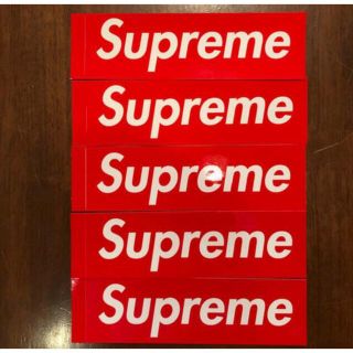 シュプリーム(Supreme)のSupreme box logo sticker ステッカー5枚(その他)