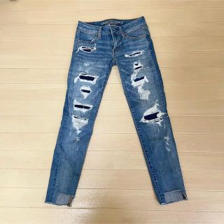 アメリカンイーグル(American Eagle)のアメリカンイーグル　デニム　ジーンズ　スキニー　S XS(スキニーパンツ)