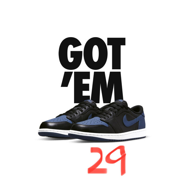 NIKE AIR JORDAN 1 RETRO LOW OG US11/29cm